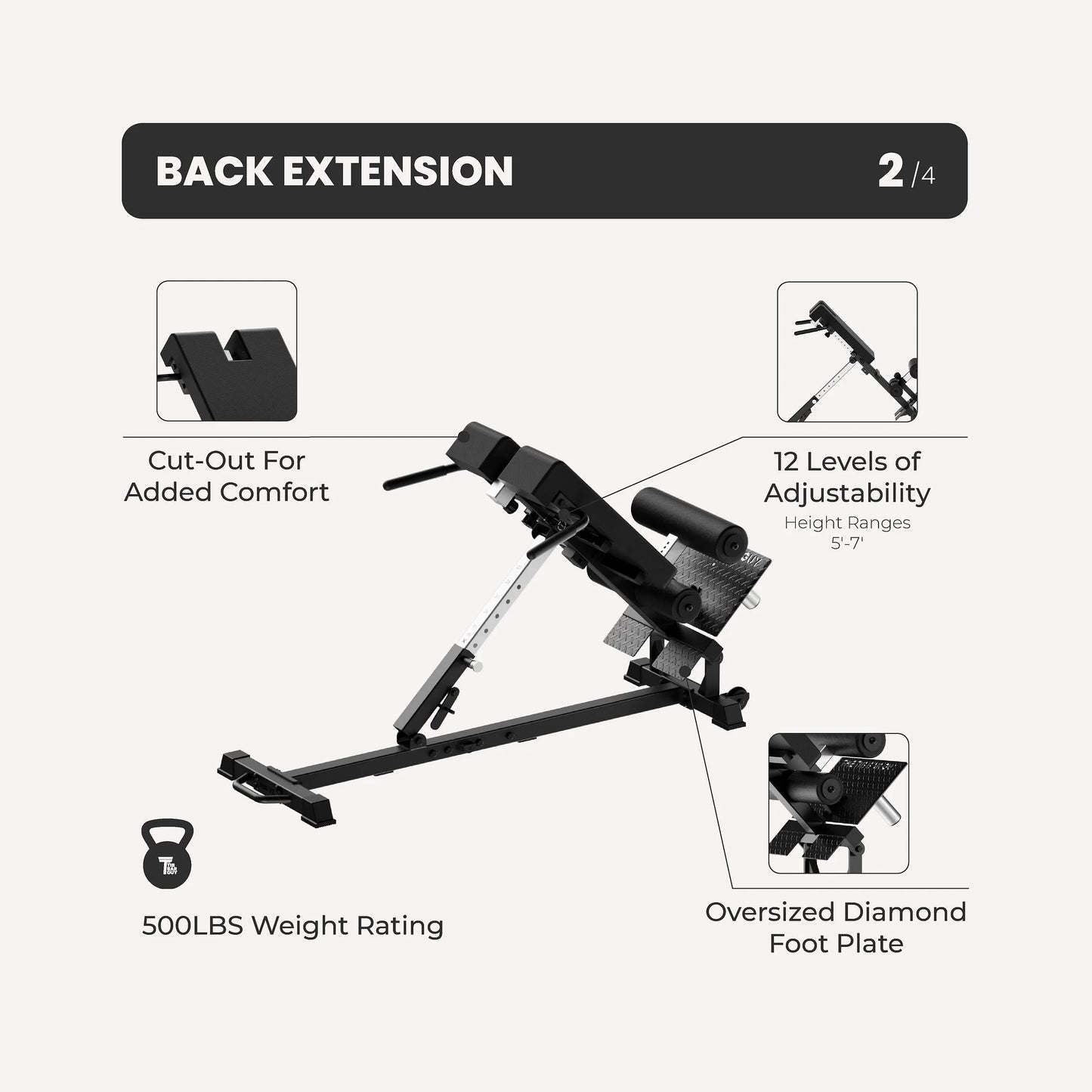 Nordic Back Extension Machine V2