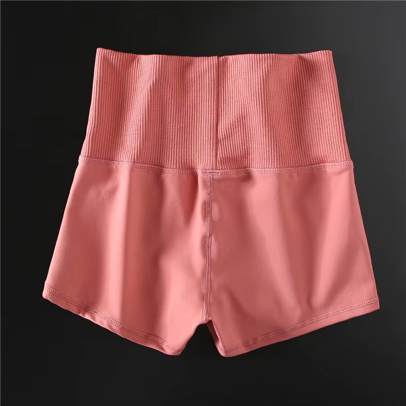 Women Seamless Gym Short Jogging Running Shorts High Waist Gym Compression Sports Shorts Yoga Clothing