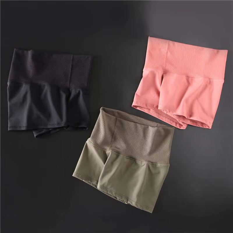 Women Seamless Gym Short Jogging Running Shorts High Waist Gym Compression Sports Shorts Yoga Clothing