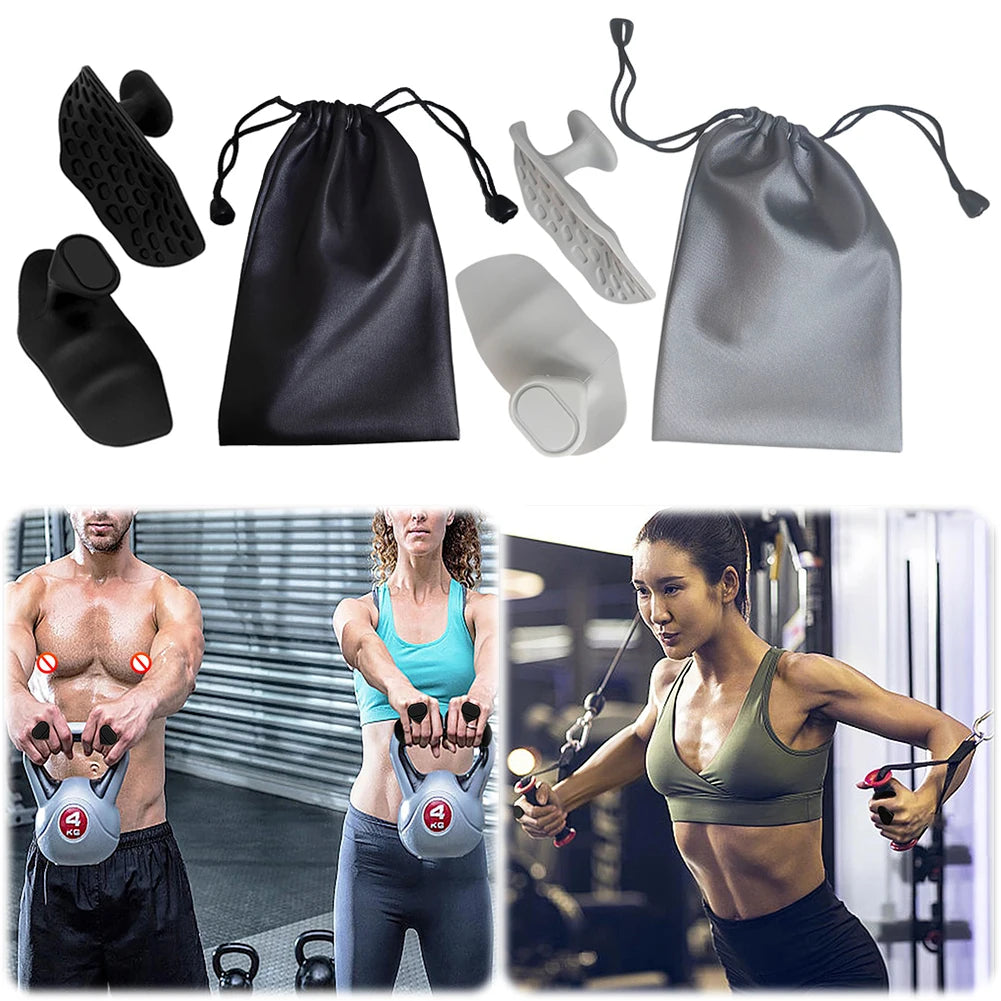 Anti-Slip Fingerless Workout Gym Gloves Gym Weightlifting Grips for Weight Lifting Pull-Ups for Gym Training and Exercise Grips